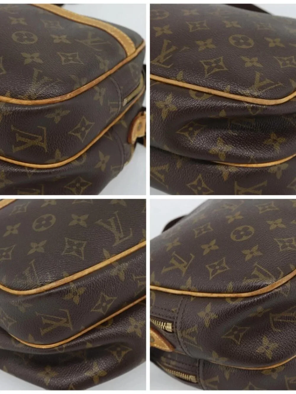 LOUIS VUITTON Monogram Reporter PM Shoulder Bag M45254 LV Auth BA13482
